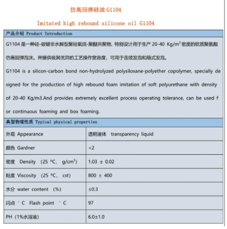 離島區(qū)仿高回彈硅油G1104