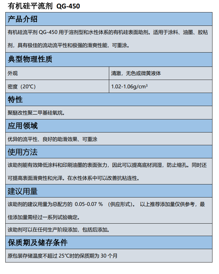 內(nèi)江市有機硅流平劑 QG-450